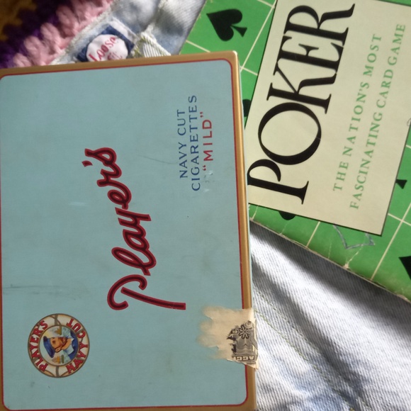 Vintage Players Navy cut blue cigarette tin - Picture 1 of 4